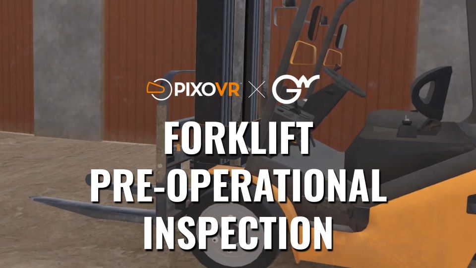 Forklift pre operational title card