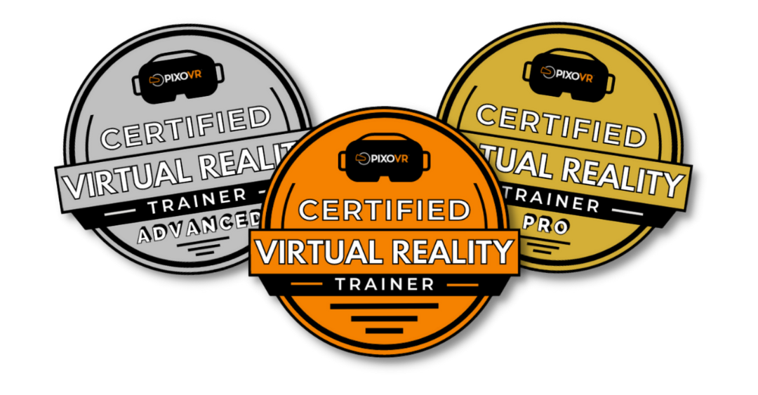 3 tiers of VR training certifications