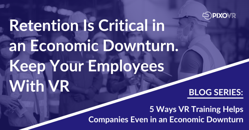Improve employee retention with VR title card