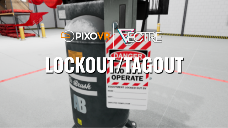Simulated lockout tagout