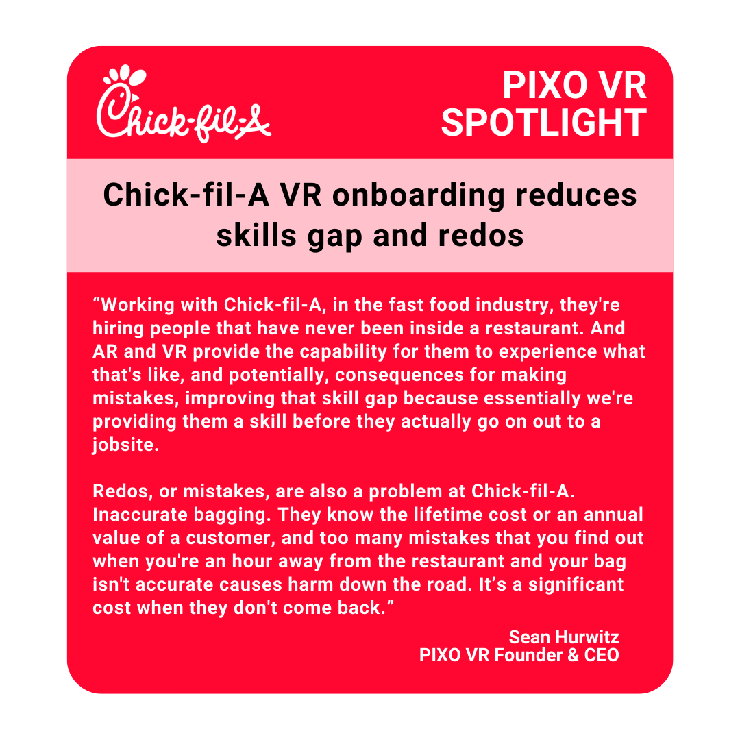 Content spotlight information about Chick-fil-A