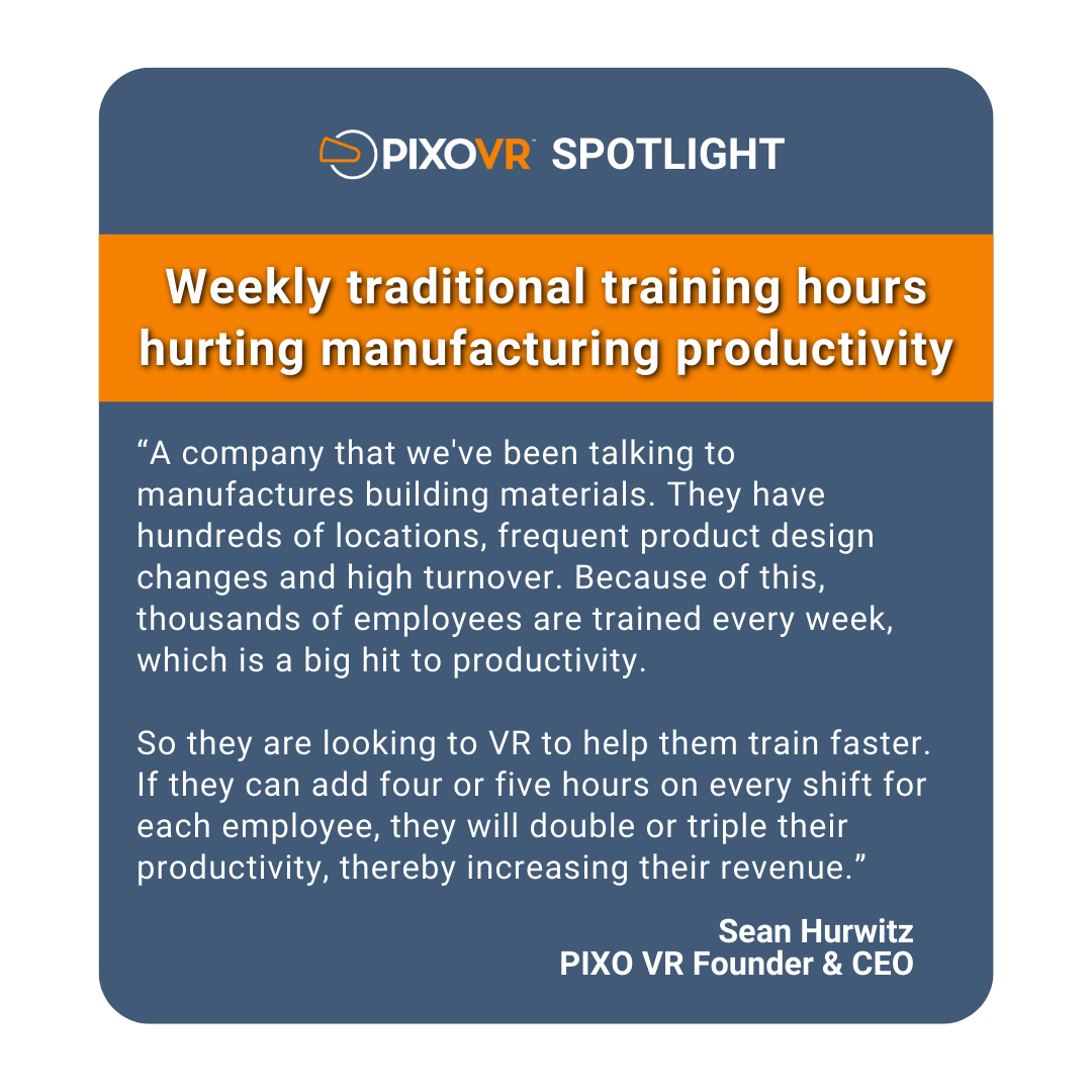 PIXO content spotlight weekly training hours