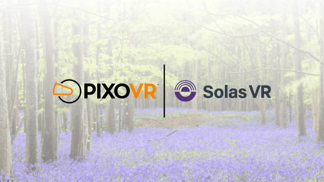 PIXO VR and Solas VR Logo
