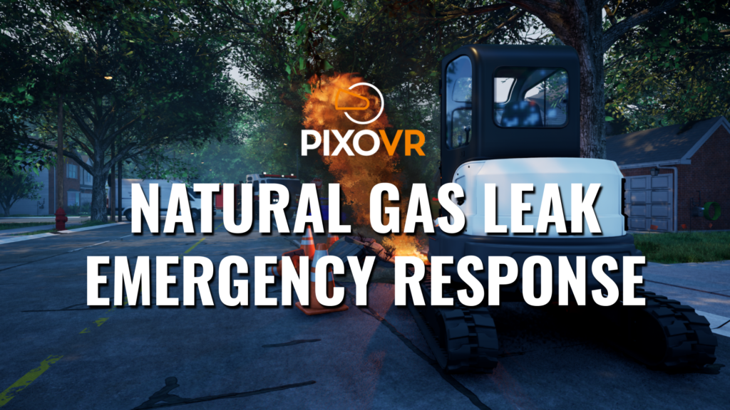 PIXO VR natural gas leak logo