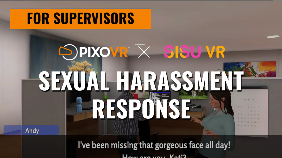 Sexual Harassment response title card