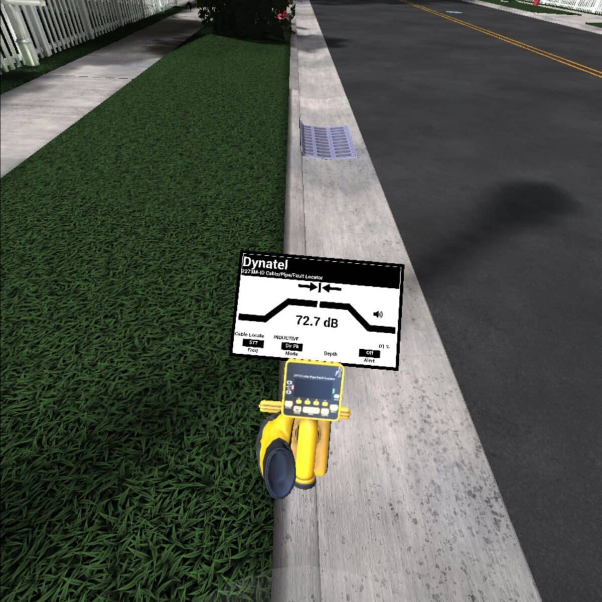 Live VR training session view
