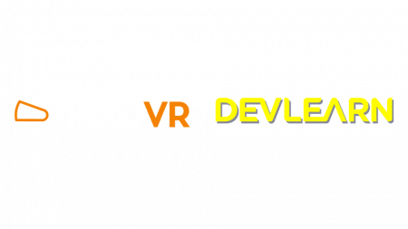 PIXO VR and Devlearn logo