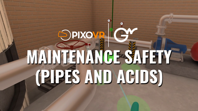 Maintenance safety pipes and acid title card
